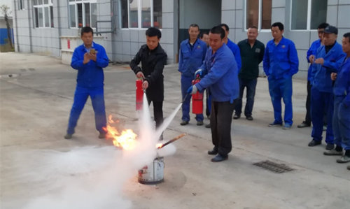 江海環保組織開展消防安全演練 嚴把防火安全關 江海環保組織開展消防安全演練 嚴把防火安全關